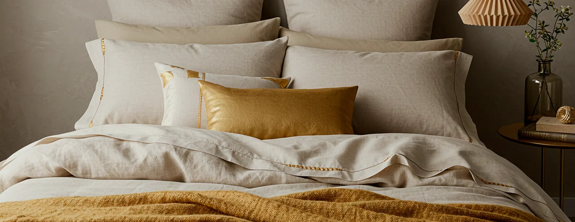 Jogo de Cama de Luxo: O Toque Final para um Quarto Sofisticado
