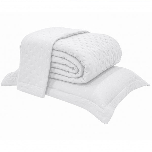 Cobre-Leito Percal 400 Fios #branco