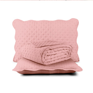 Cobre-Leito Percal 400 Fios #rosa