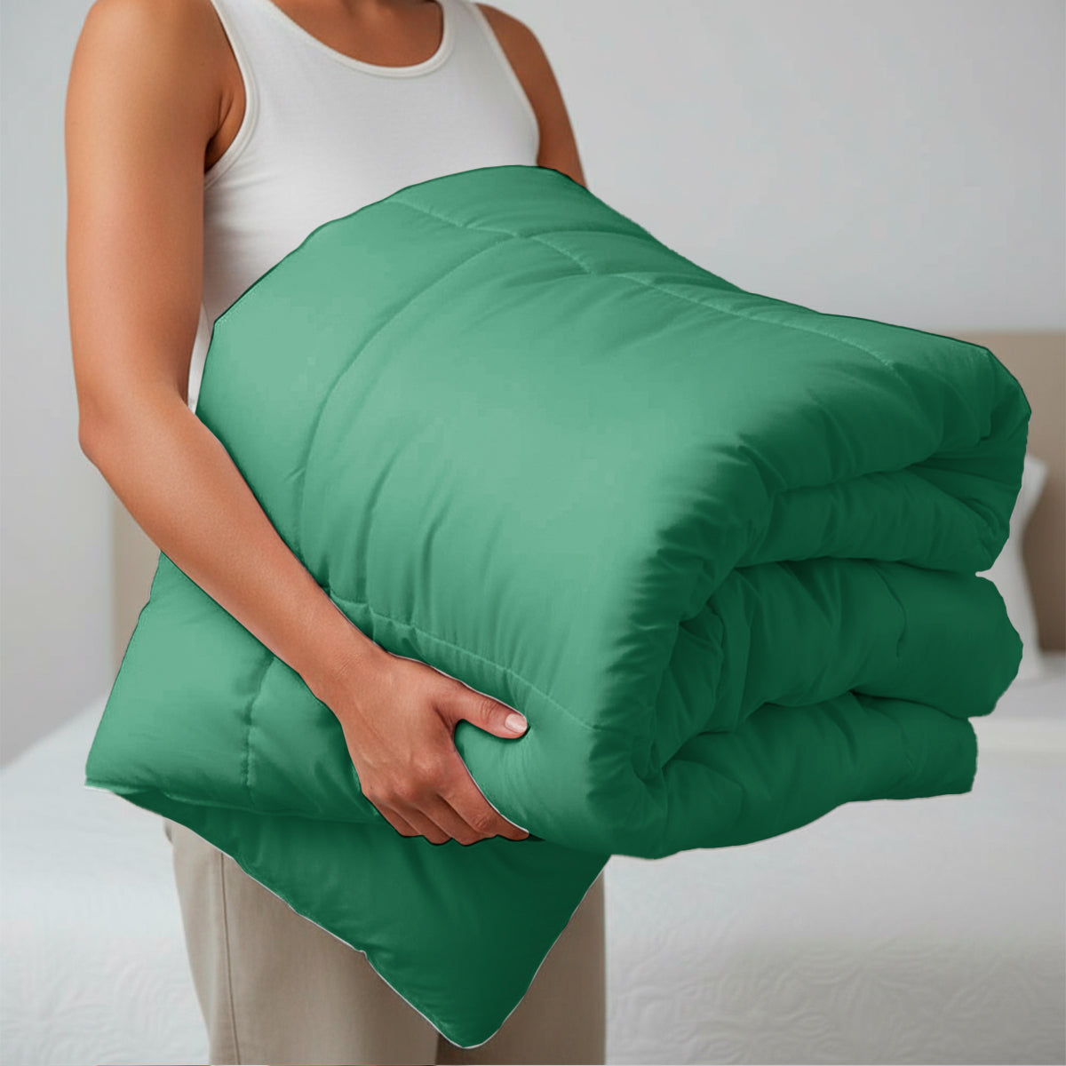 Edredom Toque de Pluma #verde