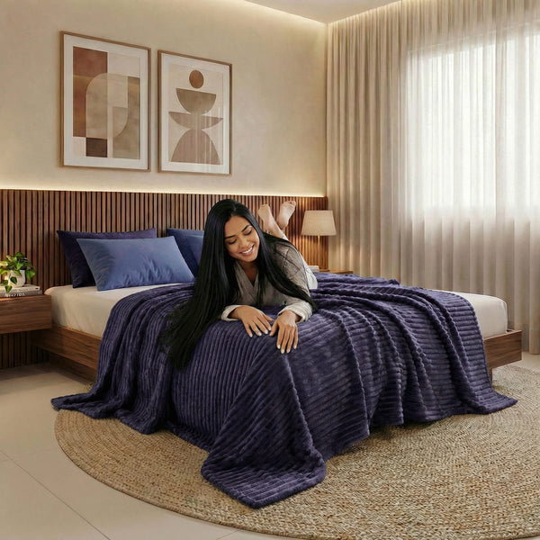 Cobertor Luster Soft Touch #roxo