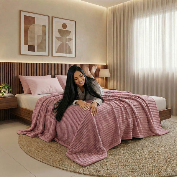 Cobertor Luster Soft Touch #rosa