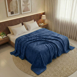 Cobertor Luster Soft Touch #azulpetróleo