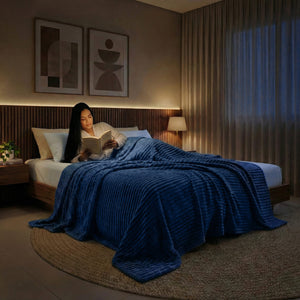 Cobertor Luster Soft Touch #azulpetróleo