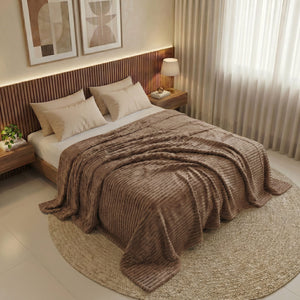 Cobertor Luster Soft Touch #marrom