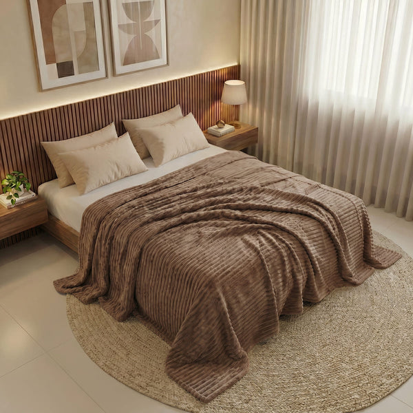 Cobertor Luster Soft Touch #marrom