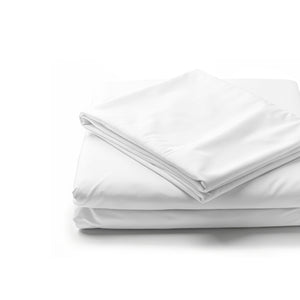 Jogo de Cama 4 Peças Percal 400 Fios #branco