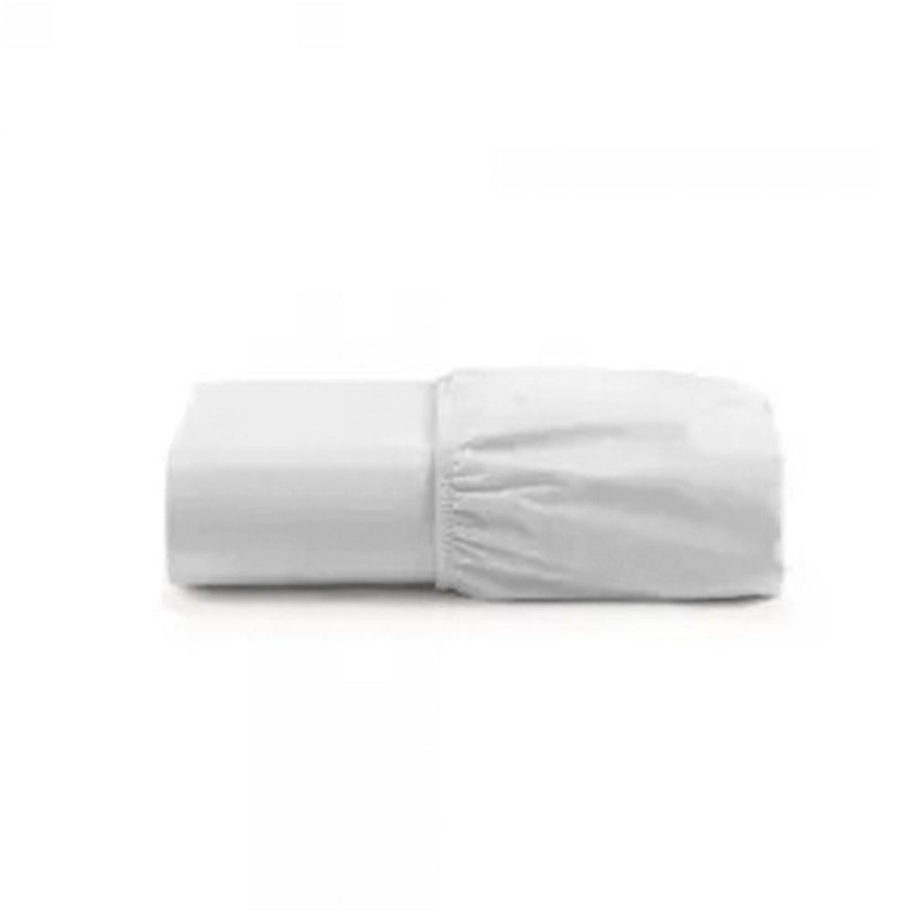 Lençol com Elástico Percal 400 Fios #branco
