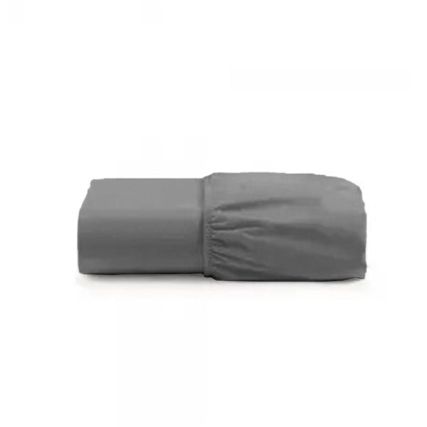 Lençol com Elástico Percal 400 Fios #cinza