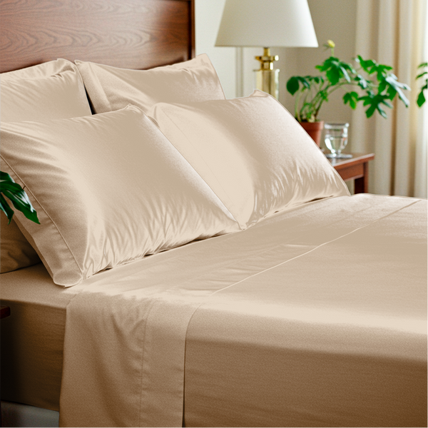 Jogo de Cama 3 Peças Percal 600 Fios #woodpearl