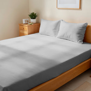 Jogo de Cama 3 Peças Toque de Pluma #cinzaclaro