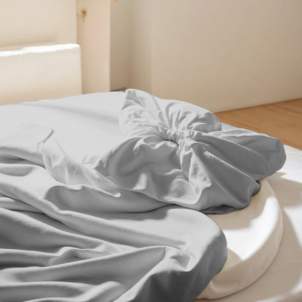 Jogo de Cama 3 Peças Toque de Pluma #cinzaclaro