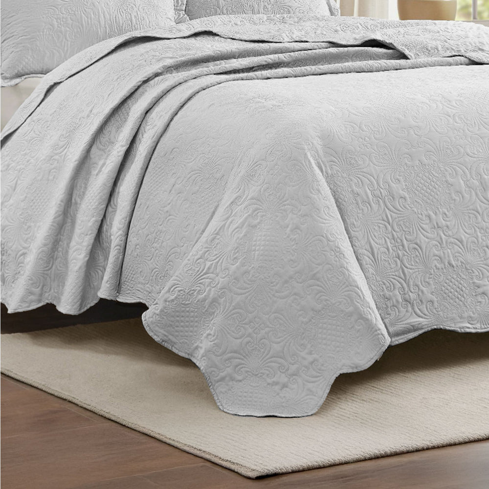 Cobre-Leito Percal 400 Fios #branco