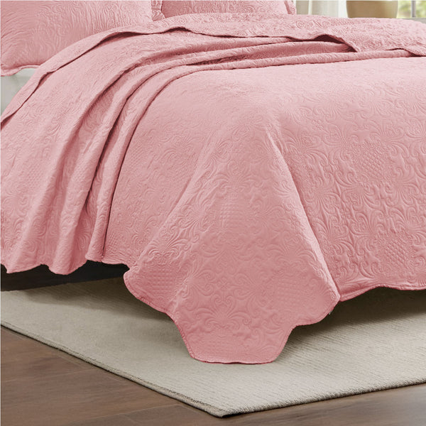Cobre-Leito Percal 400 Fios #rosa