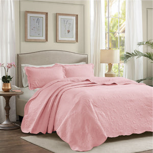 Cobre-Leito Percal 400 Fios #rosa
