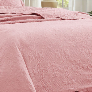 Cobre-Leito Percal 400 Fios #rosa