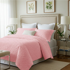 Cobre-Leito Percal 400 Fios #rosa