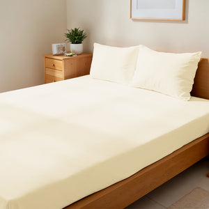 Jogo de Cama 3 Peças Toque de Pluma #marfim