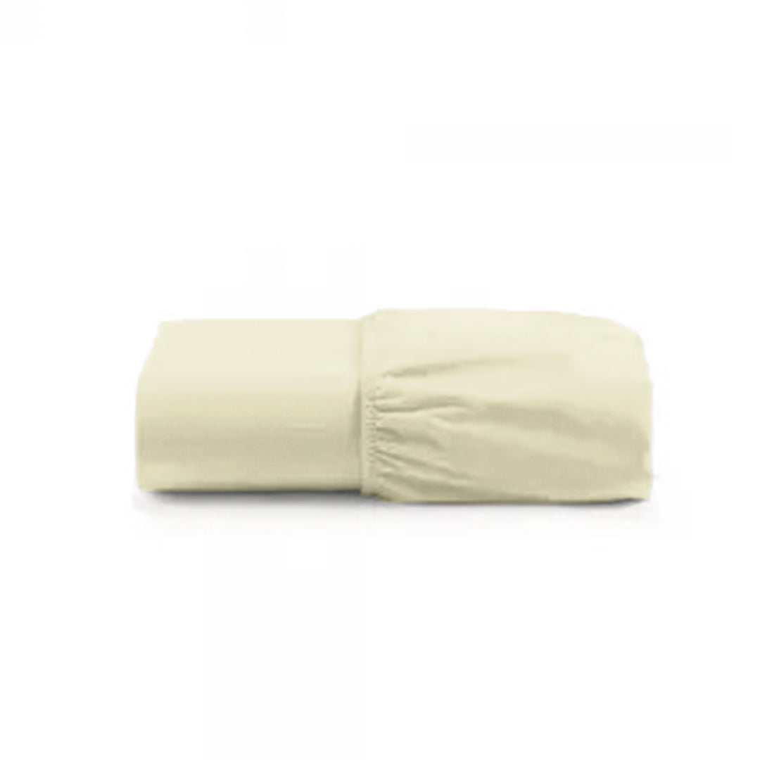 Lençol com Elástico Toque de Pluma #marfim